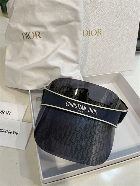 DiorClub V1U Blue Dior Oblique Visor 